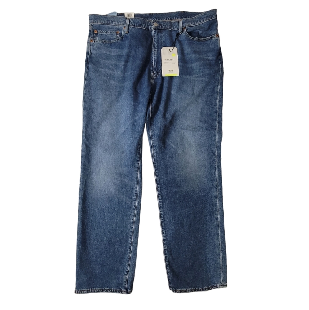 Levis 541 Mens Jeans 42x32 Eco Ease Athletic Taper Blue Flex Denim Stretch Pants